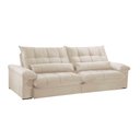Ver imagem 3 de Sofá Liz 02 Módulos de 120cm Br 25cm Meu Sofá Online A294 Linho Creme