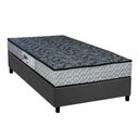 Ver imagem 1 de Conjunto Box Solteiro: Colchão Espuma Paropas D23 Ag65 Royalle Rustico + Base Crc Suede Gray (