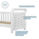 Ver mais imagens de Cama Infantil 100% MDF Cabeceira Treliça Babá Happy