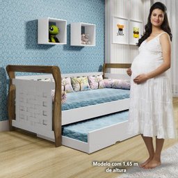 Bicama Infantil Cabeceira Treliça Babá Happy Tigus Baby - 4