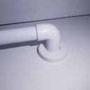 Ver imagem 3 de Barra de Apoio para Banheiro Alumínio Branco Leve - 40 Cm