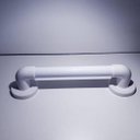 Ver imagem 2 de Barra de Apoio para Banheiro Alumínio Branco Leve - 40 Cm