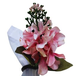 Box 16 Porta Guardanapo Boca de Leão Rosa Claro - 1