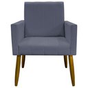 Ver imagem 7 de Kit 8 Poltronas Decorativas Mari Pé Palito Castanho - Cinza Suede