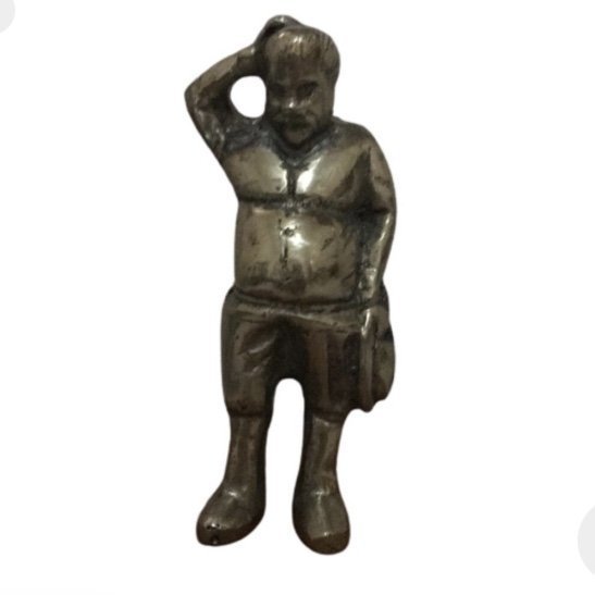 Sancho Pança Estatueta Em Bronze Cervantes Amigo Dom Quixote - 2