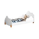 Ver imagem 3 de Cama Infantil Princesa Juvenil - Branca E Mel - Cor: Branco