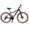 Bicicleta Aro 29 Alumínio King Freio a Disco 21 Marchas Feminina Pneu Slick Mtb Kls - 1