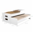 Ver imagem 3 de Cama com Auxiliar Veneza Branco