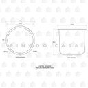 Ver imagem 3 de Lixeira de Embutir para Bancada 5 Litros Aço Inox 304 Pingoo.casa