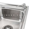 Cuba para Cozinha pia inox Com Acessórios e lixeira Potiguara e Torneira gourmet Jaguaribe PIngoo. - 4