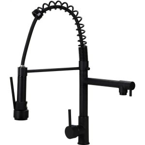 Torneira para cozinha Gourmet Misturador Monocomando Munim Pingoo.casa - Preto