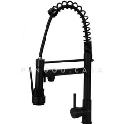 Torneira para cozinha Gourmet Misturador Monocomando Munim Pingoo.casa - Preto - 3