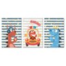 Kit 3 Placas Decorativas Infantil Dinossauro Kids 20x30 3 Pçs - 1