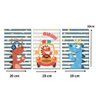 Kit 3 Placas Decorativas Infantil Dinossauro Kids 20x30 3 Pçs - 6
