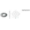 Ver imagem 2 de Kit 200 Arruela Lisa Zincada 5/16" - Mister