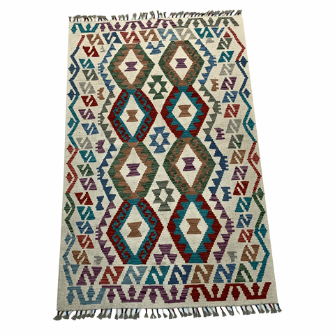 Tapete Kilim Afegão 1,62 x 1,02m