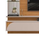 Ver imagem 5 de Painel para TV 60 Polegadas com Espelho Ravi para Sala de Estar Cedro Bali DJ Móveis