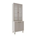 Ver imagem 4 de Cristaleira 4 Portas 100% Mdf 1533 Linha Iluminata Genialflex