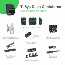 Contator Potencia Tripolar 12a 24v 1na+1nf 50/60hz Schneider - 4