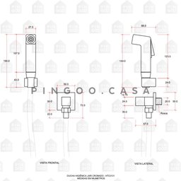 Ducha Higiênica Pingoo.casa - 7