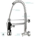 Ver imagem 3 de Torneira para Cozinha Gourmet de Parede Munim Pingoo.Casa - Cromado