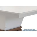 Ver imagem 5 de Mesa Cozinha Ágata Madeirado 120x80cm Imbuia/Off White Rufato
