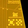 Régua Quadrados com Linhas Curvas em Polegadas - 2