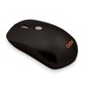 Mouse Flat Óptico Sem Fio 3 Botões + Scroll Sem Fio Preto - Oex - 1