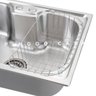Cuba para Cozinha Pia com Acessórios Inox Carajás Tábua de Corte e Lixeira Pingoo.casa - 3