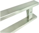 Ver imagem 2 de Puxador Inox Porta Pivotante Madeira e Vidro Escovado:60 Cm