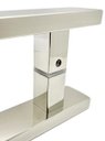 Ver imagem 3 de Puxador Inox Porta Pivotante Madeira e Vidro Polido:50 Cm