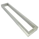 Ver imagem 3 de Puxador U Inox Porta Pivotante Madeira e Vidro Escovado:40 Cm