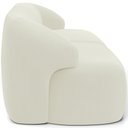 Ver mais imagens de Sofá 3 Lugares Curvo Orgânico com 02 Poltronas Para Sala Living 250cm Barolo L06 Veludo Bege - Lyam
