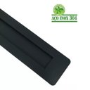 Ver imagem 2 de Puxador Concha Inox Porta Pivotante Madeira Preto Fosco:80 Cm