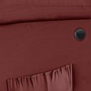 Ver imagem 7 de Poltrona do Papai Reclinável Sala de Cinema Madrid Power Elétrica USB PU Vermelho G23 Gran Belo