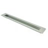 Puxador Concha Inox Porta Pivotante Madeira Escovado:60 Cm - 1