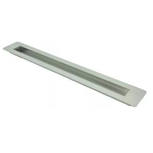 Puxador Concha Inox Porta Pivotante Madeira Escovado:80 Cm
