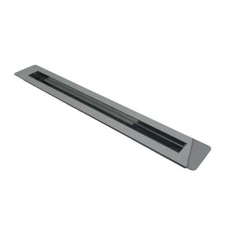 Puxador Concha Inox Porta Pivotante Madeira Polido Brilhante:60cm