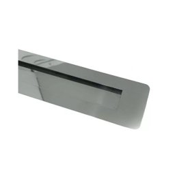 Puxador Concha Inox Porta Pivotante Madeira Polido Brilhante:80 Cm - 2