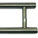 Ver imagem 2 de Puxador Tubolar Inox Porta Pivotante Madeira e Vidro Ouro Velho Antique:60 Cm