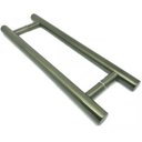 Ver imagem 3 de Puxador Tubolar Inox Porta Pivotante Madeira e Vidro Ouro Velho Antique:60 Cm