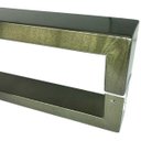 Ver imagem 2 de Puxador U Inox Porta Pivotante Madeira e Vidro Antique:80 Cm