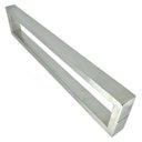Ver imagem 1 de Puxador U Inox Porta Pivotante Madeira e Vidro Escovado:80 Cm