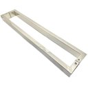 Ver imagem 2 de Puxador U Inox Porta Pivotante Madeira e Vidro Polido:80 Cm