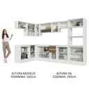 Ver imagem 7 de Armário De Cozinha Completa 447cm Branco/Rustic/Crema