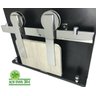 Kit Porta de Correr Roldana Aparente Trilho Inox Polido:2 Mt - 1