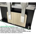 Ver imagem 5 de Kit Porta de Correr Roldana Aparente Trilho Polido 2 Metros