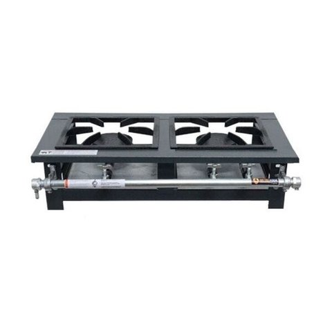 Fogão Industrial P7 Mesa 2 Bocas Baixa Pressão 1QS e 1QD - MetalFour