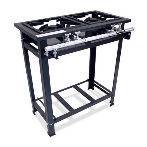 Fogão Industrial P7 2 Bocas Baixa Pressão 2QD - MetalFour