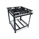 Ver imagem 1 de Fogão Industrial P7 4 Bocas Baixa Pressão 4QD - MetalFour